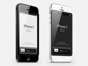 Das iPhone 5 gibt es in schwarz und weiß